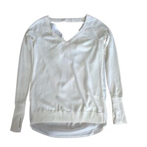 Lululemon Unity‎ PulloverHeathered White /Ivory 4-6